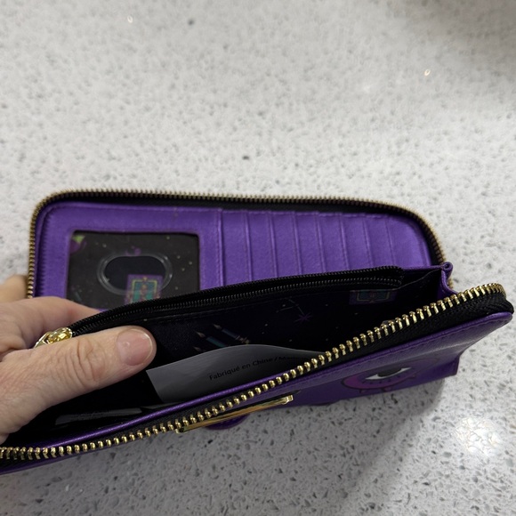 Disney Purple Wallet with Witch Design - Picture 6 of 6